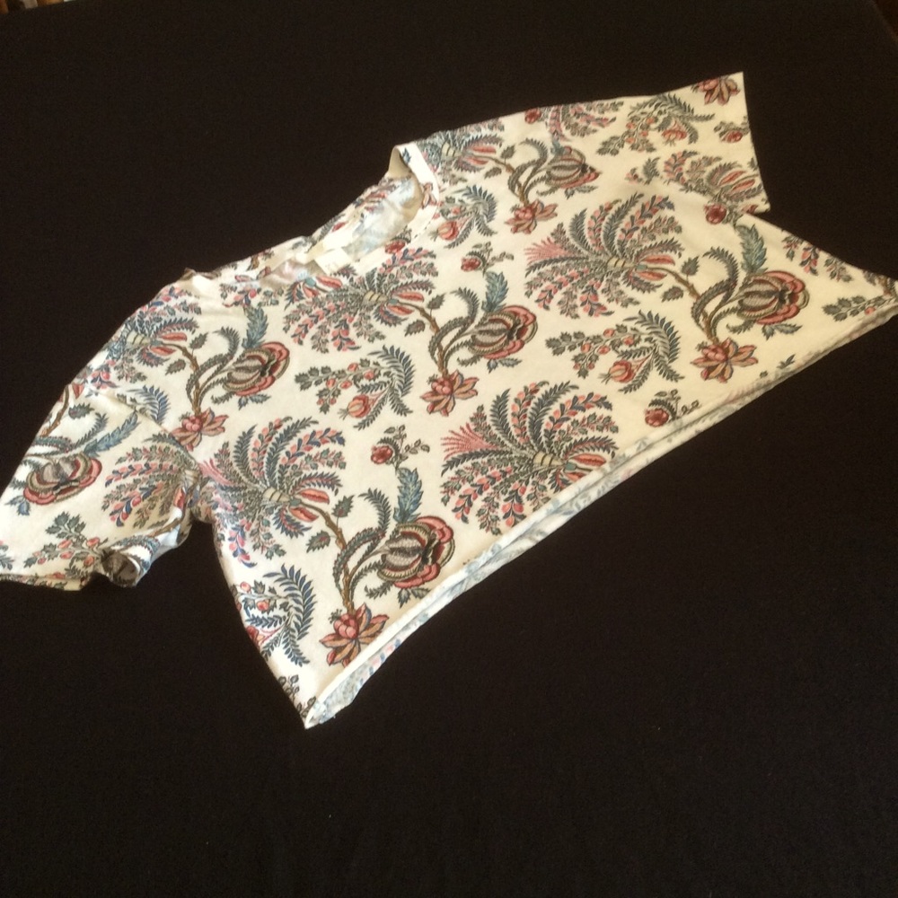 H&M Floral Crop Top, Sz XS